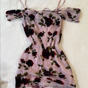 Floral Off-Shoulder Dress